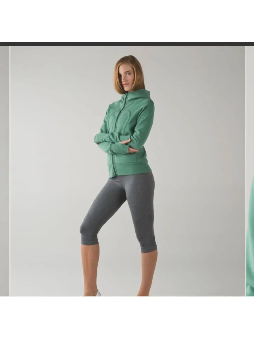 Lululemon Scuba Hoodie II Vintage Green